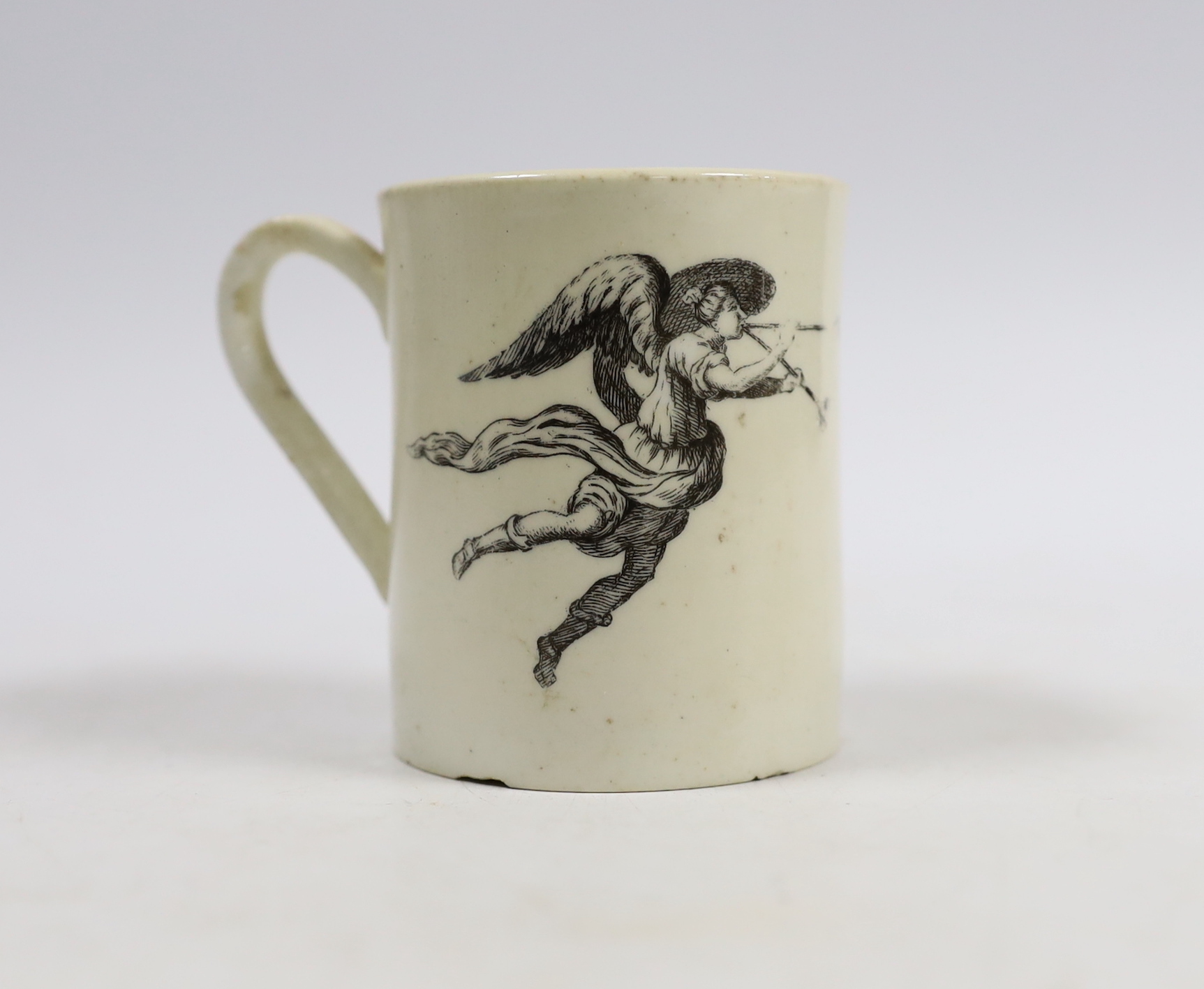 A Worcester King of Prussia small mug c.1770, 6cm high